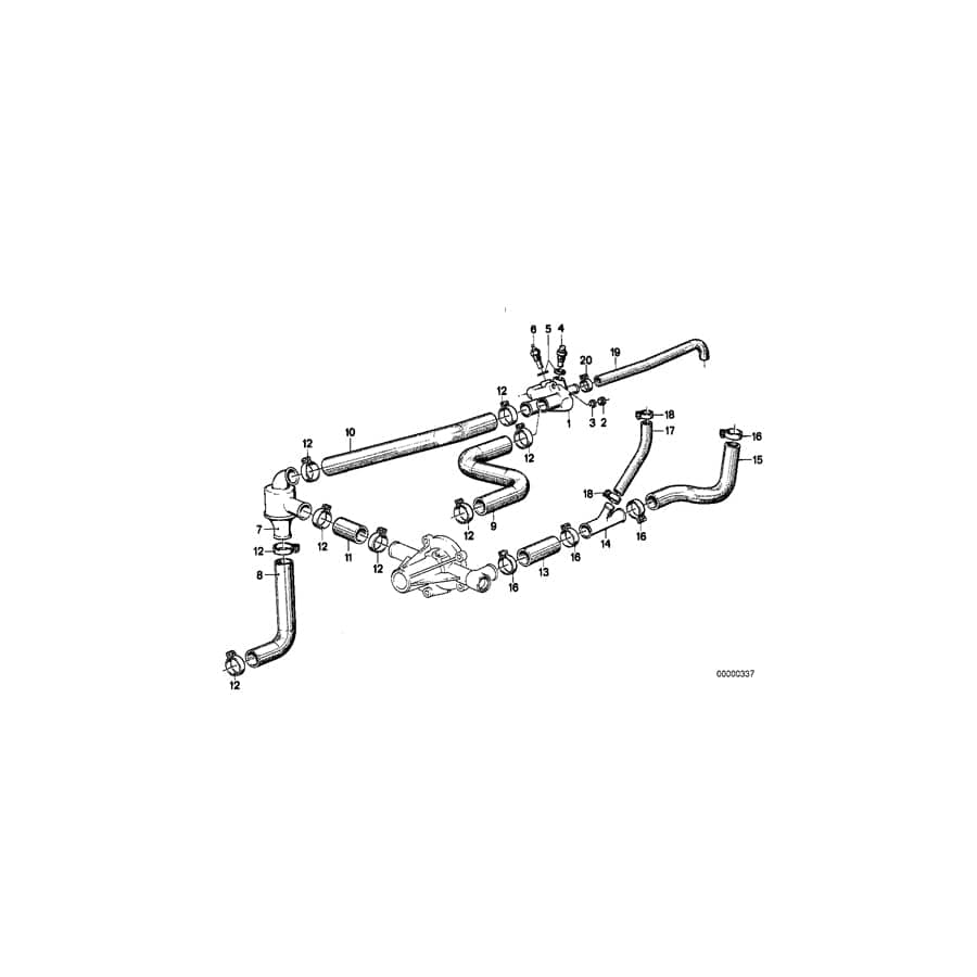 Genuine BMW 11741288374 E30 E28 Thermovalve (Inc. 316 & 518) | ML Performance UK Car Parts