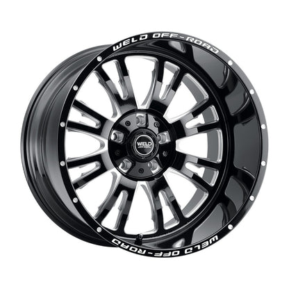 Weld W15800026475 Slingblade W158 Wheel 20x10 5x114.3 ET-18 BS4.75 Gloss Black MIL