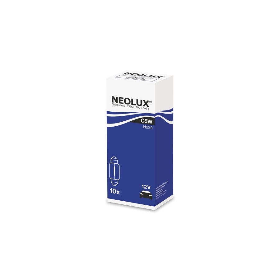 NEOLUX  N239 12v 5w SV8.5-8 36mm (239) Trade pack of 10