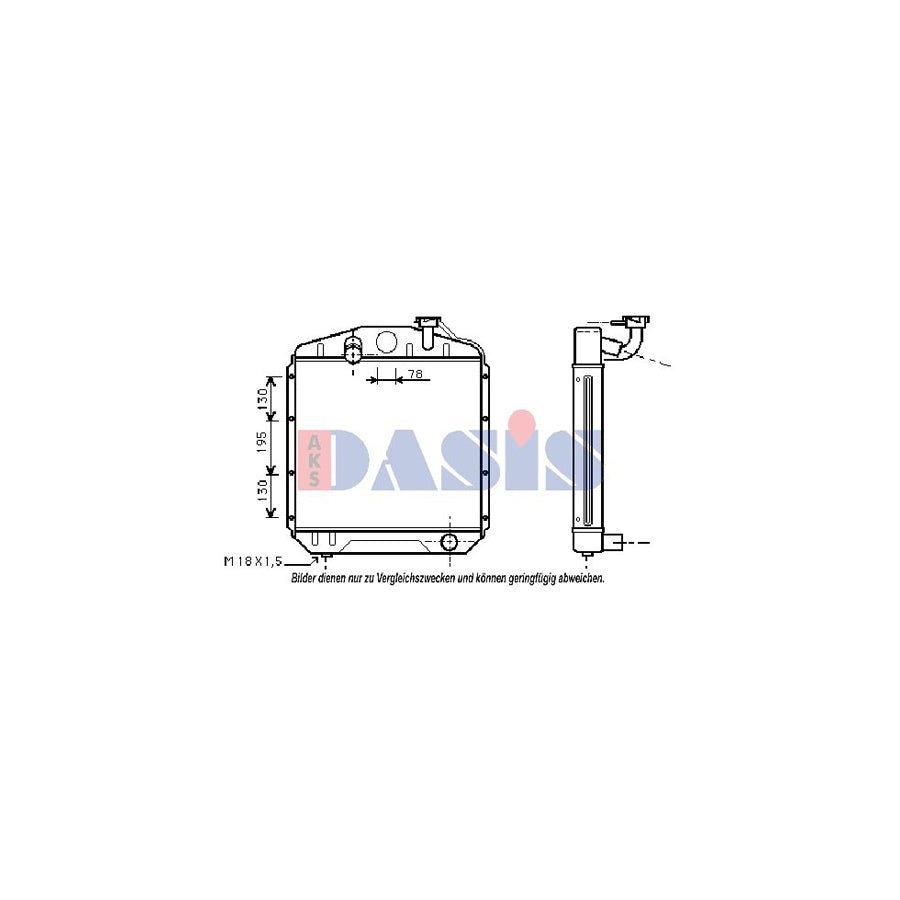 AKS Dasis 130016N Engine Radiator | ML Performance UK