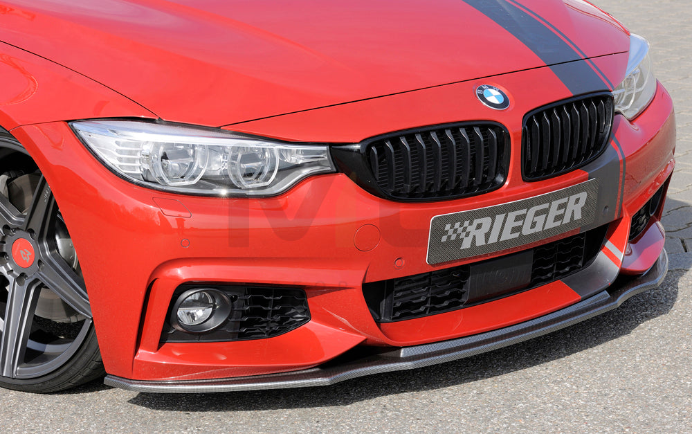 Rieger 00099238 BMW 4 Series F32 F33 F36 Front Splitter 2 | ML Performance UK Car Parts