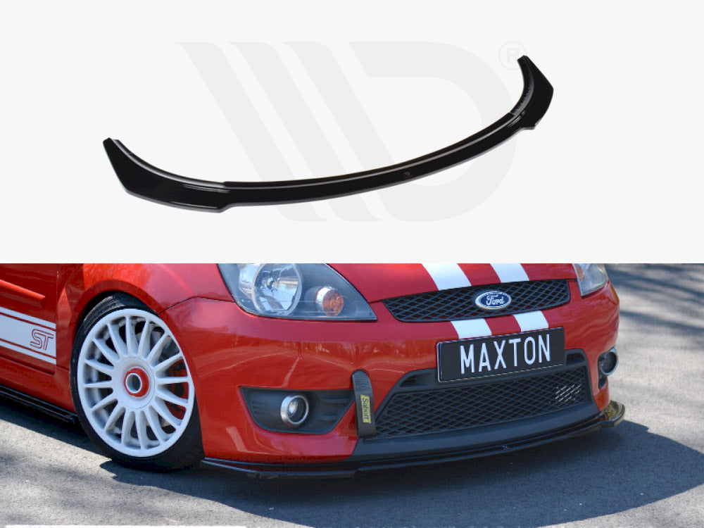 Maxton Design FO-FI-6-ST-FD2T Front Splitter V.2 Ford Fiesta MK 6 St/zetec S (2004-2007) | ML Performance UK Car Parts