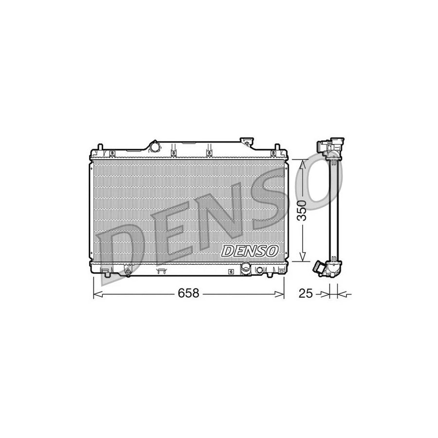 Denso DRM40007 Drm40007 Engine Radiator For Honda Civic | ML Performance UK