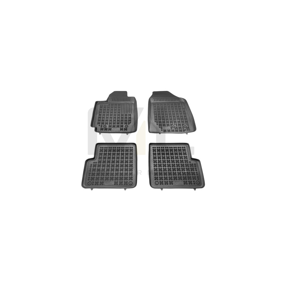 REZAW PLAST Tailored 201419 Floor mat set for TOYOTA COROLLA Elastomer, Front and Rear, Quantity: 4, Black | ML Performance Car Parts