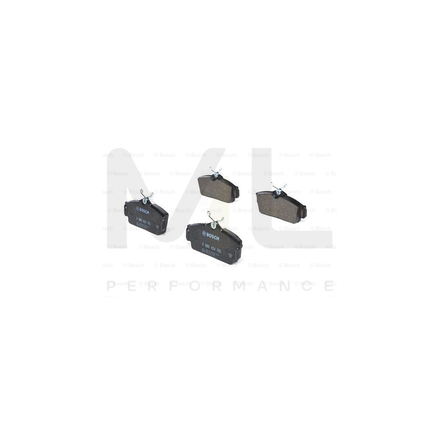 Bosch 0986424781 Brake Pad Set With Anti-Squeak Plate BP922 | ML Performance Car Parts