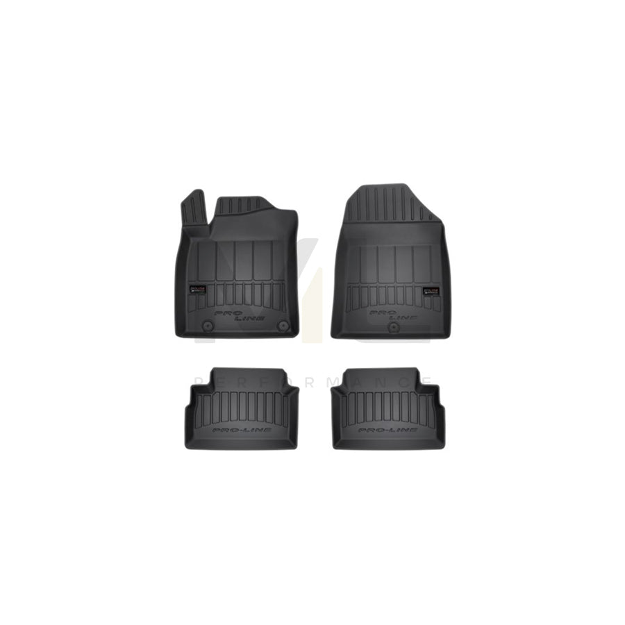 FROGUM Tailored 3D407527 Floor mat set for KIA CEE'D Elastomer, Front and Rear, Quantity: 4, Black | ML Performance Car Parts