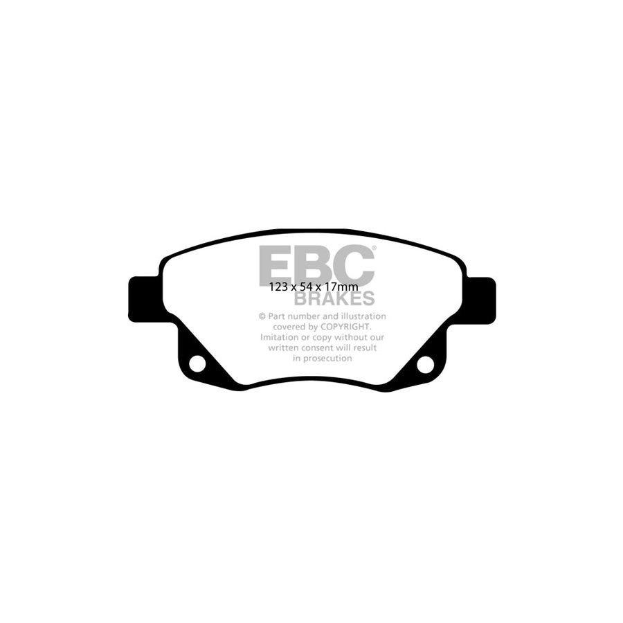 EBC PD40K795 Ford Ultimax Pad & Plain Disc Kit - Bosch Caliper (Inc. Tourneo & Transit) 3 | ML Performance UK Car Parts