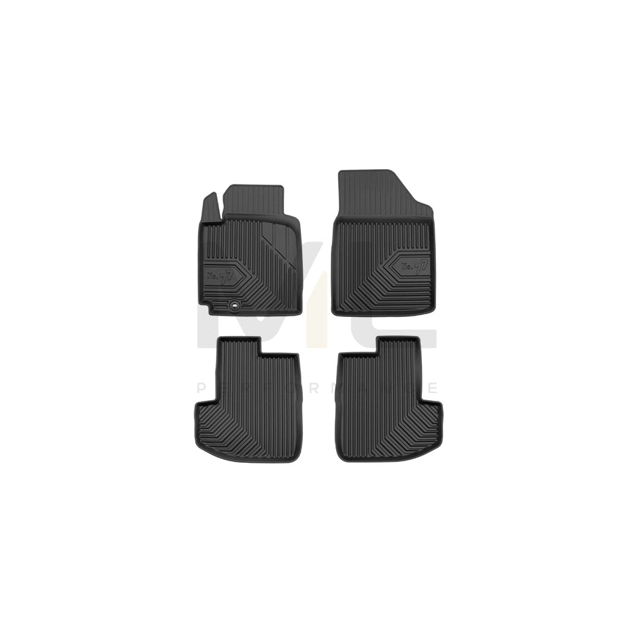 FROGUM Tailored, No.77 77425859 Floor mat set Elastomer, Front and Rear, Quantity: 4, Black | ML Performance Car Parts