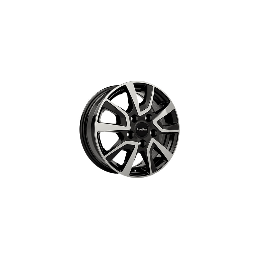 SuperMetal Vault 6x15 ET68 44033 Black Glossy Polished Wheel | ML Performance UK Car Parts