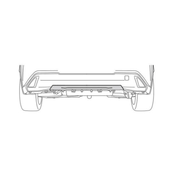 Genuine Lexus 08158-76850 UX Phase 1 F-Sport Rear Skirt