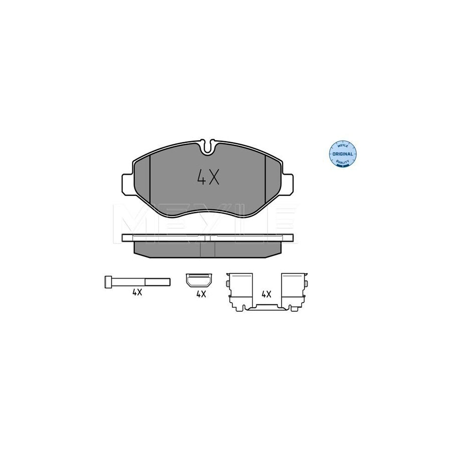 Meyle 025 292 2920 Brake Pad Set For Iveco Daily