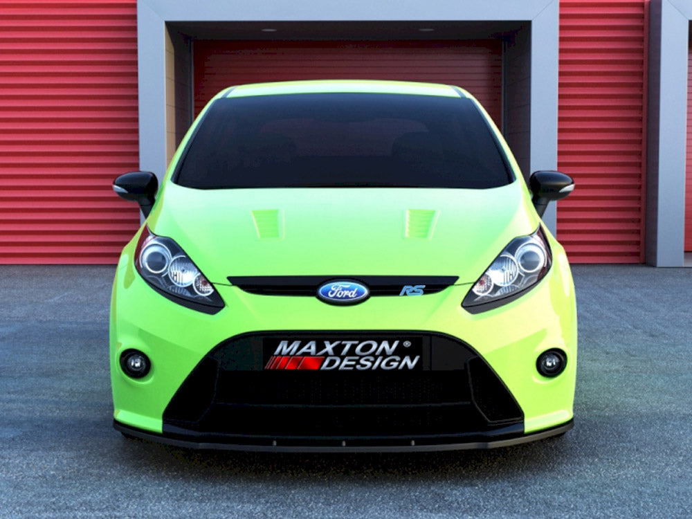 Maxton Design Ford Fiesta MK7 (for Rs Look Bumper) Front Splitter