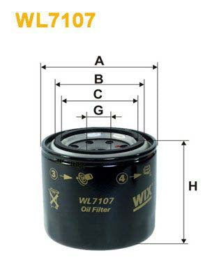 WIX Filters WL7107 Oil Filter