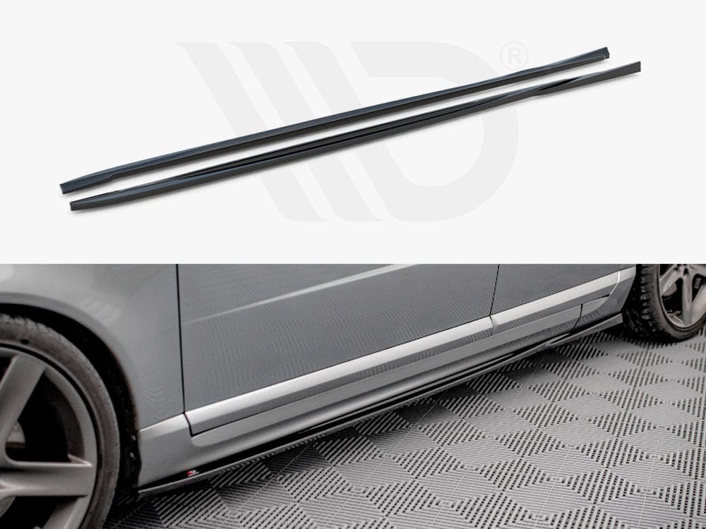 Maxton Design VO-V70-3-SD1T Side Skirts Diffusers Volvo V70 MK3 (2007-2013) | ML Performance UK Car Parts