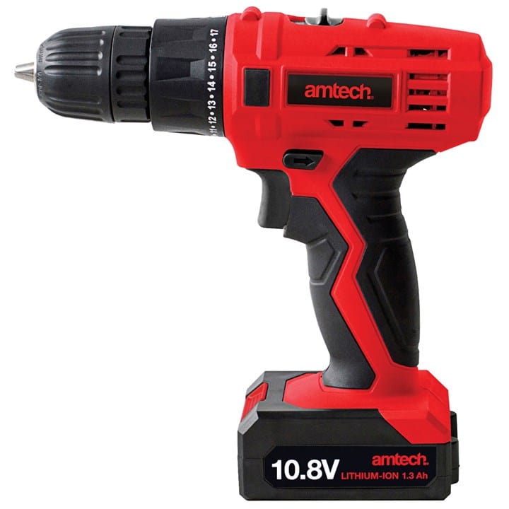 Amtech 10.8V Li-Ion Cordless Drill Driver | ML Performance DIY & Power Tools