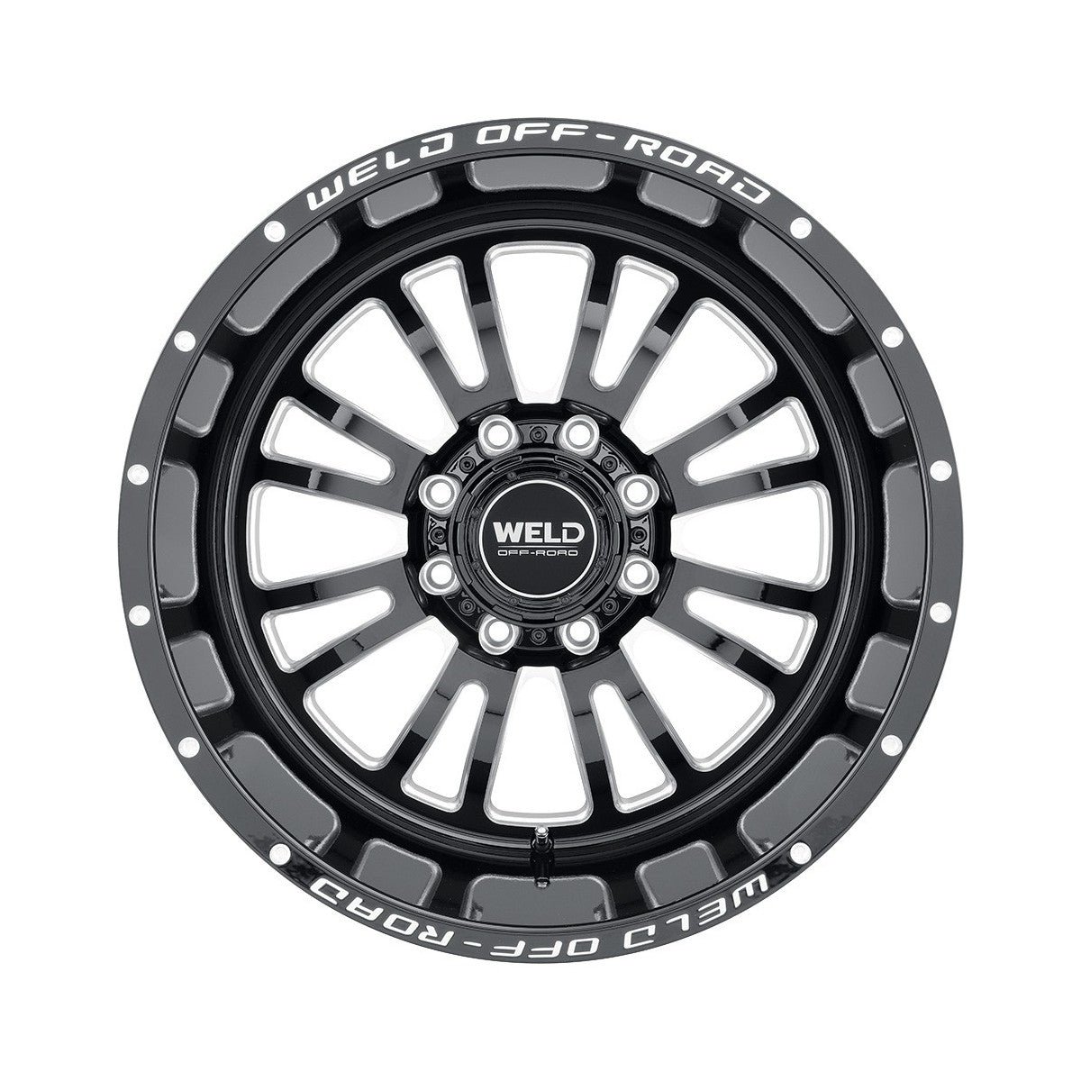 Weld W15802017475 Slingblade W158 Wheel 20x12 8x170 ET-44 BS4.75 Gloss Black MIL