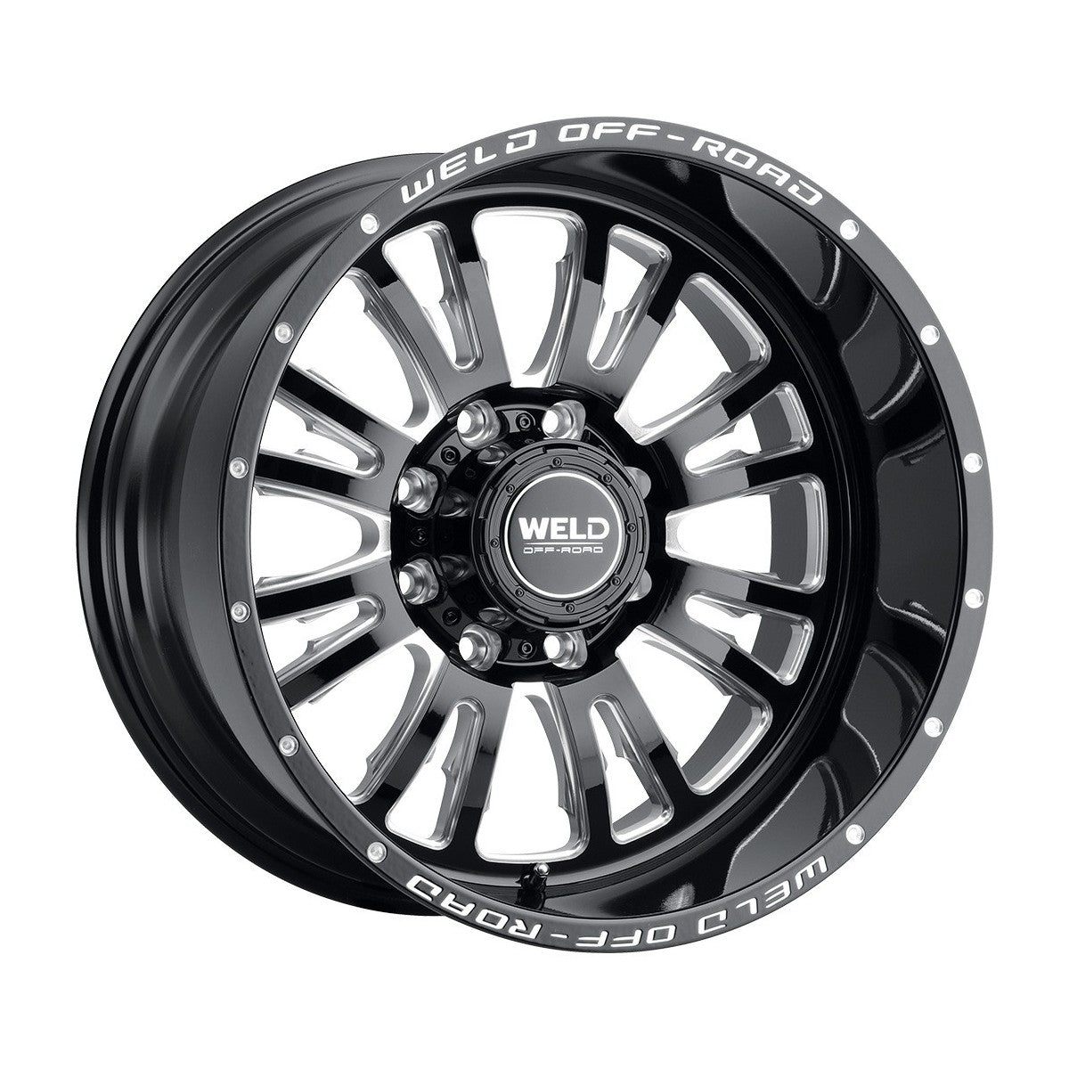 Weld W15802017475 Slingblade W158 Wheel 20x12 8x170 ET-44 BS4.75 Gloss Black MIL