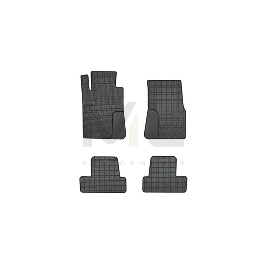 FROGUM Tailored 546948 Floor mat set for FORD USA MUSTANG Elastomer, Front and Rear, Quantity: 4, Black | ML Performance Car Parts