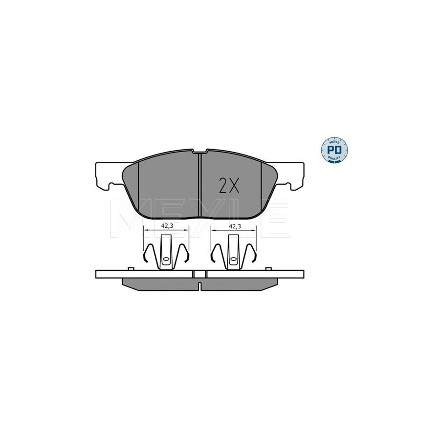 Meyle 025 224 1219 Brake Pad Set