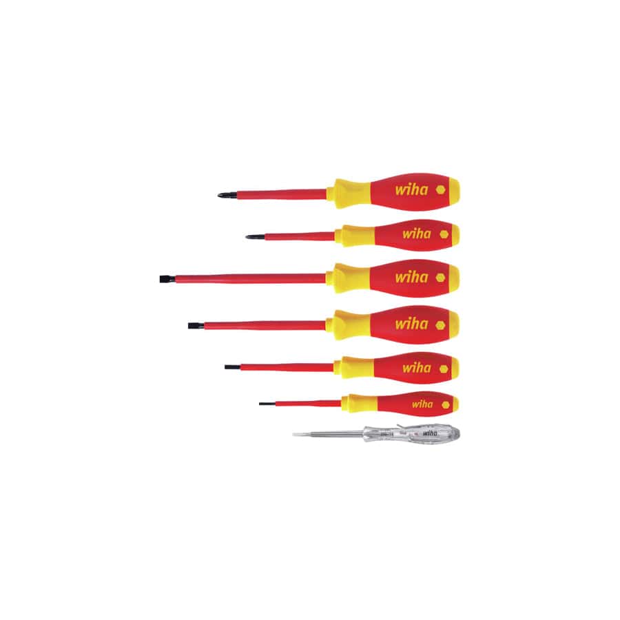 Wiha WHA00834 SoftFinish® electric SL/PH Screwdriver Set, 7 Piece | ML Performance UK