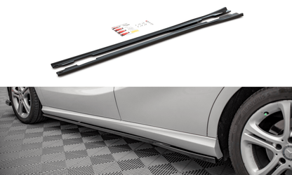 Maxton Design ME-A-176-SD2T Side Skirts Diffusers V.2 Mercedes Benz A-Class W176 | ML Performance UK Car Parts