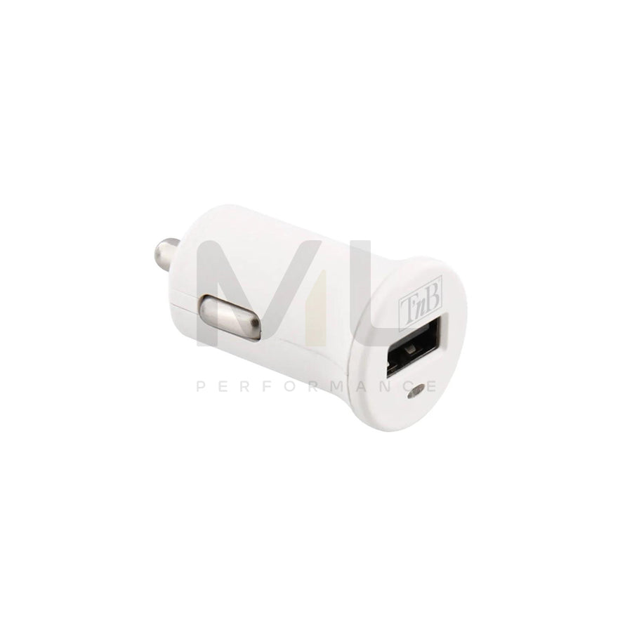 TnB 8714 In-car charger 12, 24V, Number of inlets/outlets: 1 USB, White | ML Performance Car Parts