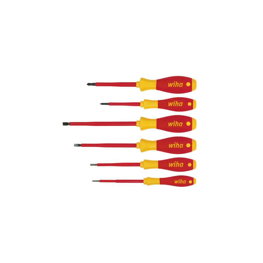 Wiha WHA00833 SoftFinish® electric SL/PH Screwdriver Set, 6 Piece | ML Performance UK