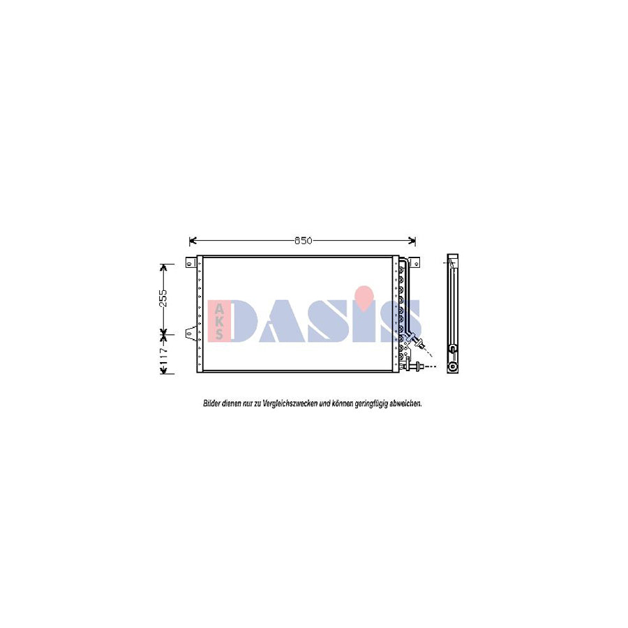 AKS Dasis 092012N Air Conditioning Condenser For Ford Usa Taurus | ML Performance UK