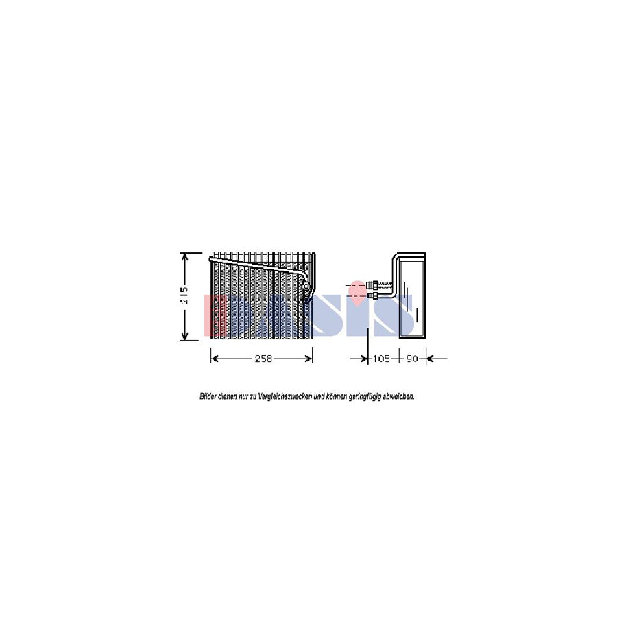 AKS Dasis 820189N Air Conditioning Evaporator | ML Performance UK