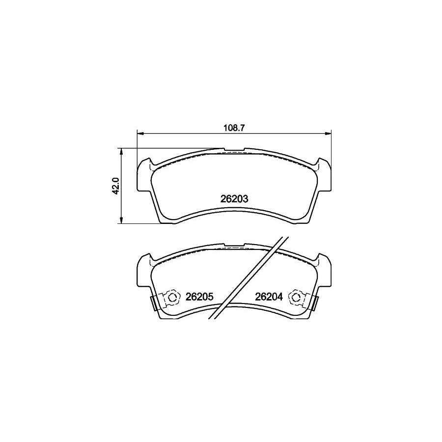 Hella 8FH 351 308-251 Heater Matrix