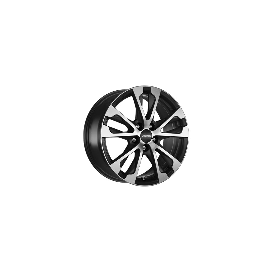 Ronal R61 7.5x17 ET27 61R7755.073/022 Jetblack-Matt-Diamond Cut Wheel | ML Performance UK Car Parts