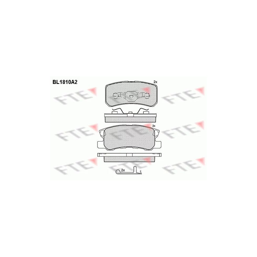 Fte BL1810A2 Brake Pad Set | ML Performance UK Car Parts