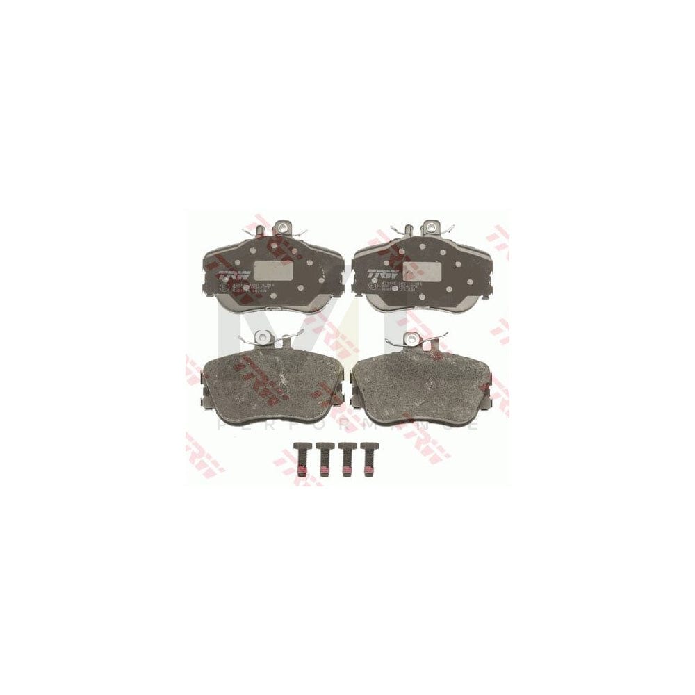 TRW Cotec Gdb1094 Brake Pad Set Suitable For Mercedes-Benz C-Class Prepared For Wear Indicator, With Brake Caliper Screws, With Accessories | ML Performance Car Parts