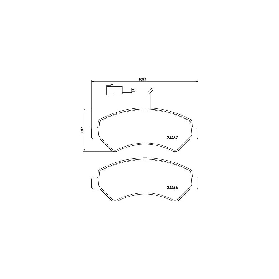 Hella 8AH 355 461-391 Brake Hose