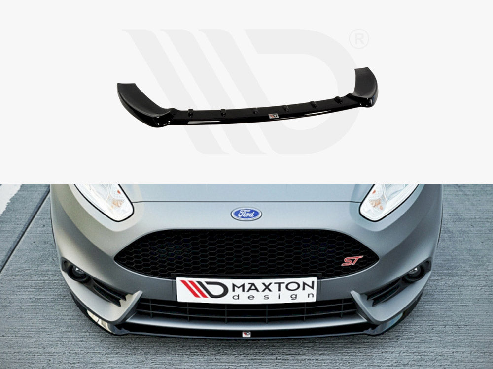 Maxton Design FO-FI-7F-ST-CUPRA-FD1T Front Splitter (cupra) Fiesta MK7 ST Facelift 2013-17 | ML Performance UK Car Parts