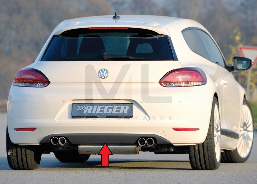 Rieger 00014107 VW 13 Mk3 Scirocco Rear Diffuser 1 | ML Performance UK Car Parts