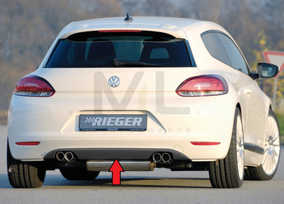 Rieger 00014107 VW 13 Mk3 Scirocco Rear Diffuser 1 | ML Performance UK Car Parts