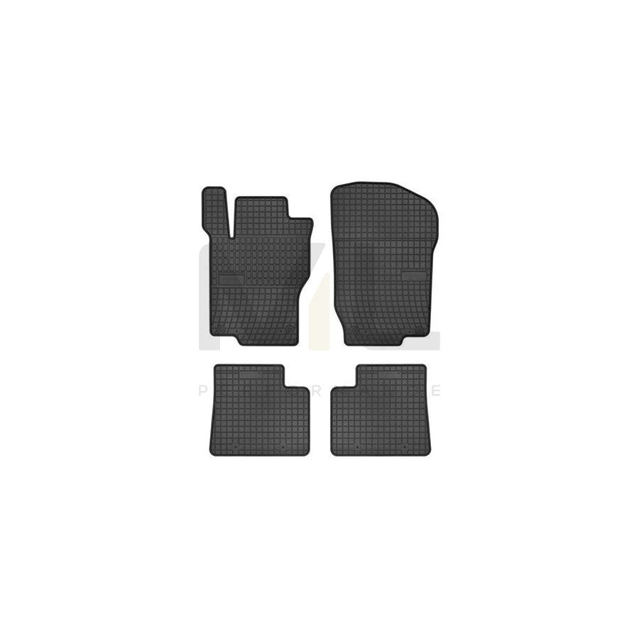 FROGUM 542650 Floor mat set suitable for MERCEDES-BENZ ML-Class (W164) Elastomer, Front and Rear, Quantity: 4, Black | ML Performance Car Parts