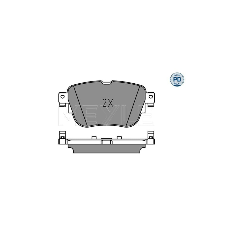 Meyle 025 224 3716/Pd Brake Pad Set