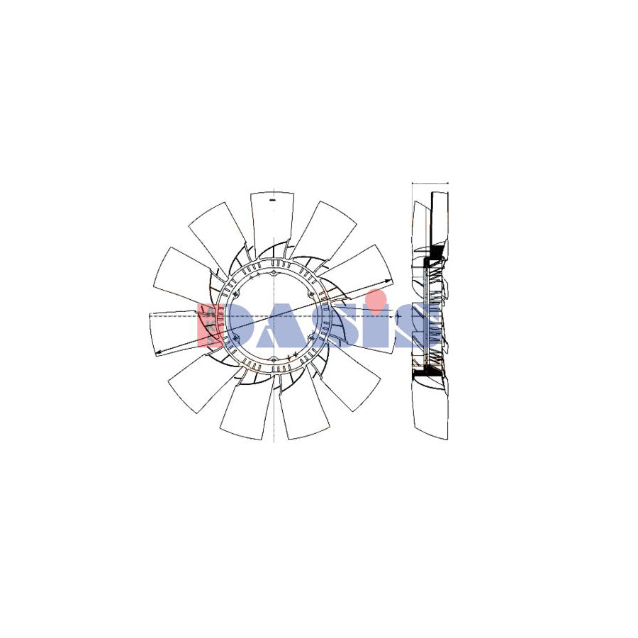 AKS Dasis 298042N Fan Wheel, Engine Cooling | ML Performance UK