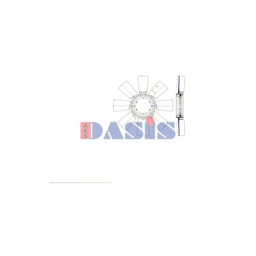 AKS Dasis 298041N Fan Wheel, Engine Cooling | ML Performance UK