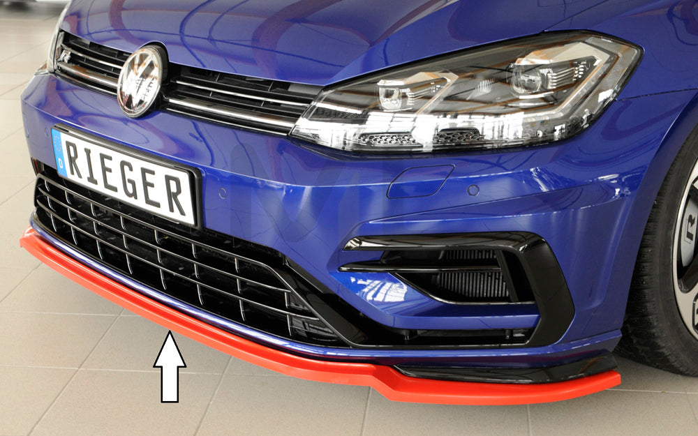 Rieger 00059581 VW Mk7 Mk7-Line Golf R Front Splitter 2 | ML Performance UK Car Parts