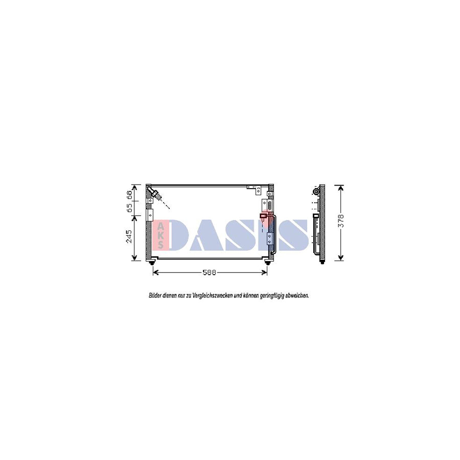 AKS Dasis 562160N Air Conditioning Condenser | ML Performance UK