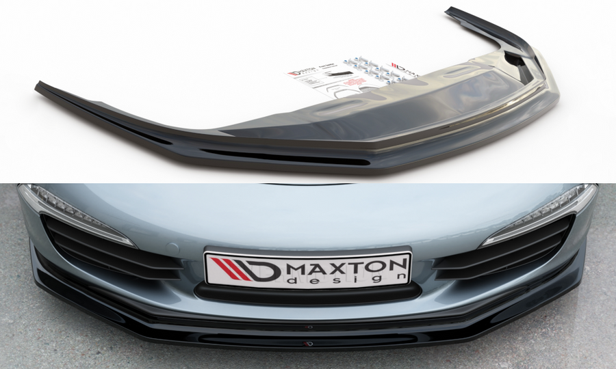 Maxton Design PO-911-991-FD2T+FD2RT Front Splitter V.2 Porsche 911 Carrera 991 | ML Performance UK Car Parts