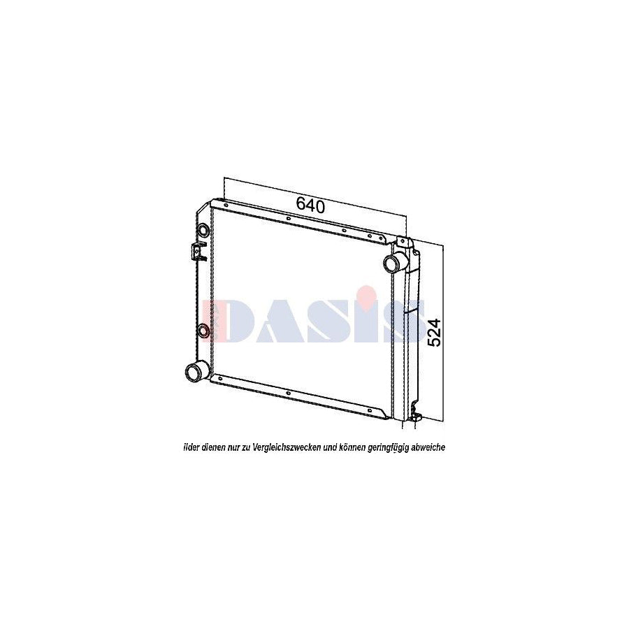 AKS Dasis 130039N Engine Radiator | ML Performance UK