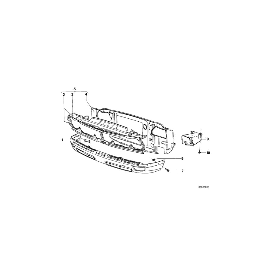 Genuine BMW 51711822439 E12 E24 Air Channel Left (Inc. 628CSi, 520 & 520i) | ML Performance UK Car Parts