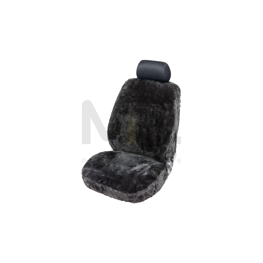 WALSER Monette 20011 Car seat cover Black, Sheepskin, Front | ML Performance Car Parts