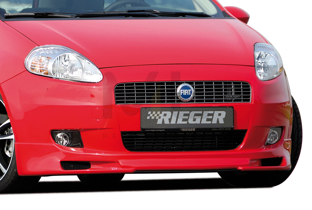 Rieger 00056040 Fiat Grande Punto (199) Front Splitter 1 | ML Performance UK Car Parts