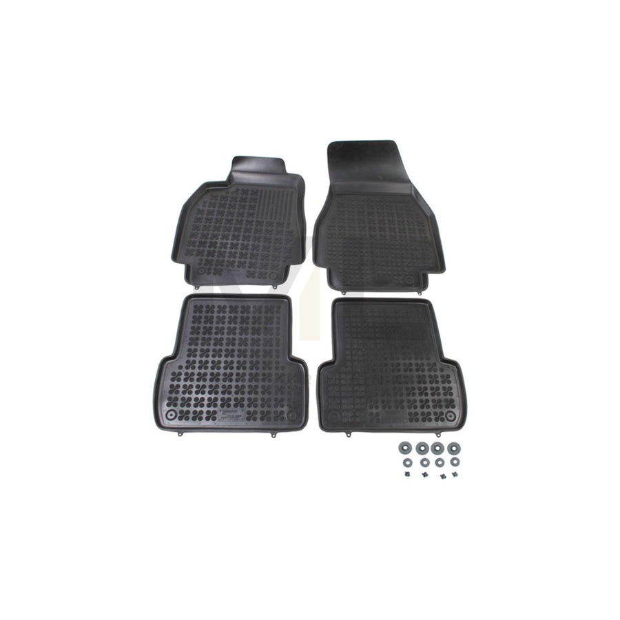 REZAW PLAST Tailored 201901 Floor mat set for RENAULT MEGANE Elastomer, Front and Rear, Quantity: 4, Black | ML Performance Car Parts