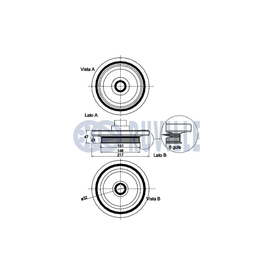 Ruville 55382 Alternator Freewheel Clutch | ML Performance UK Car Parts